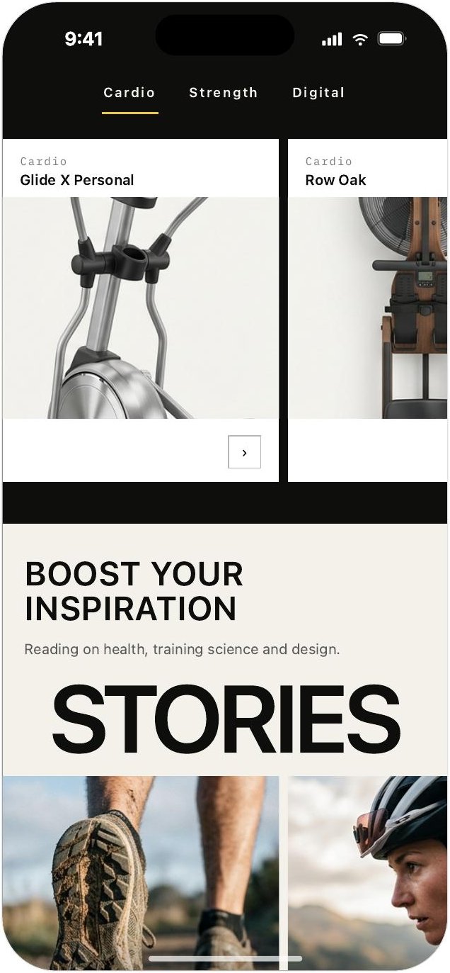 Meridian Strength product range and stories